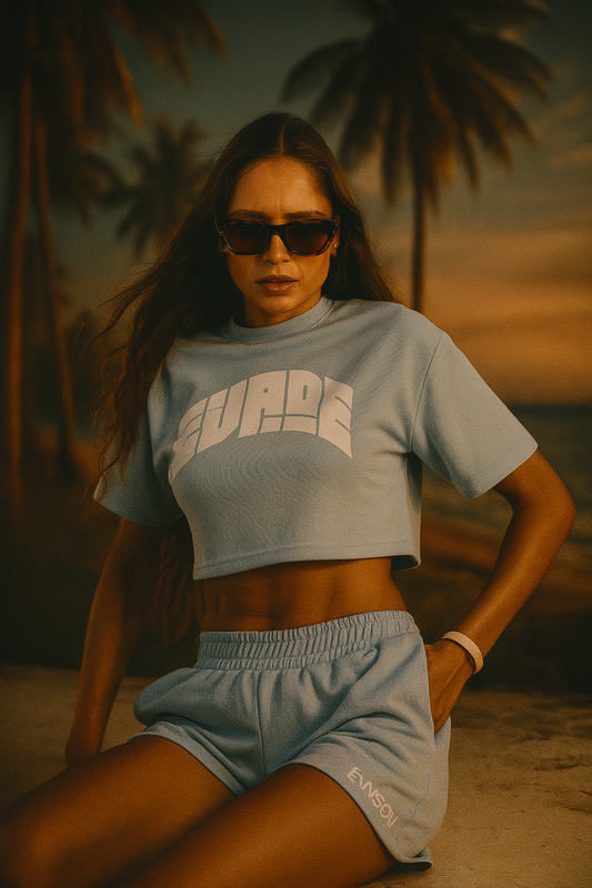 Cropped Top Summer Set ( For Her )