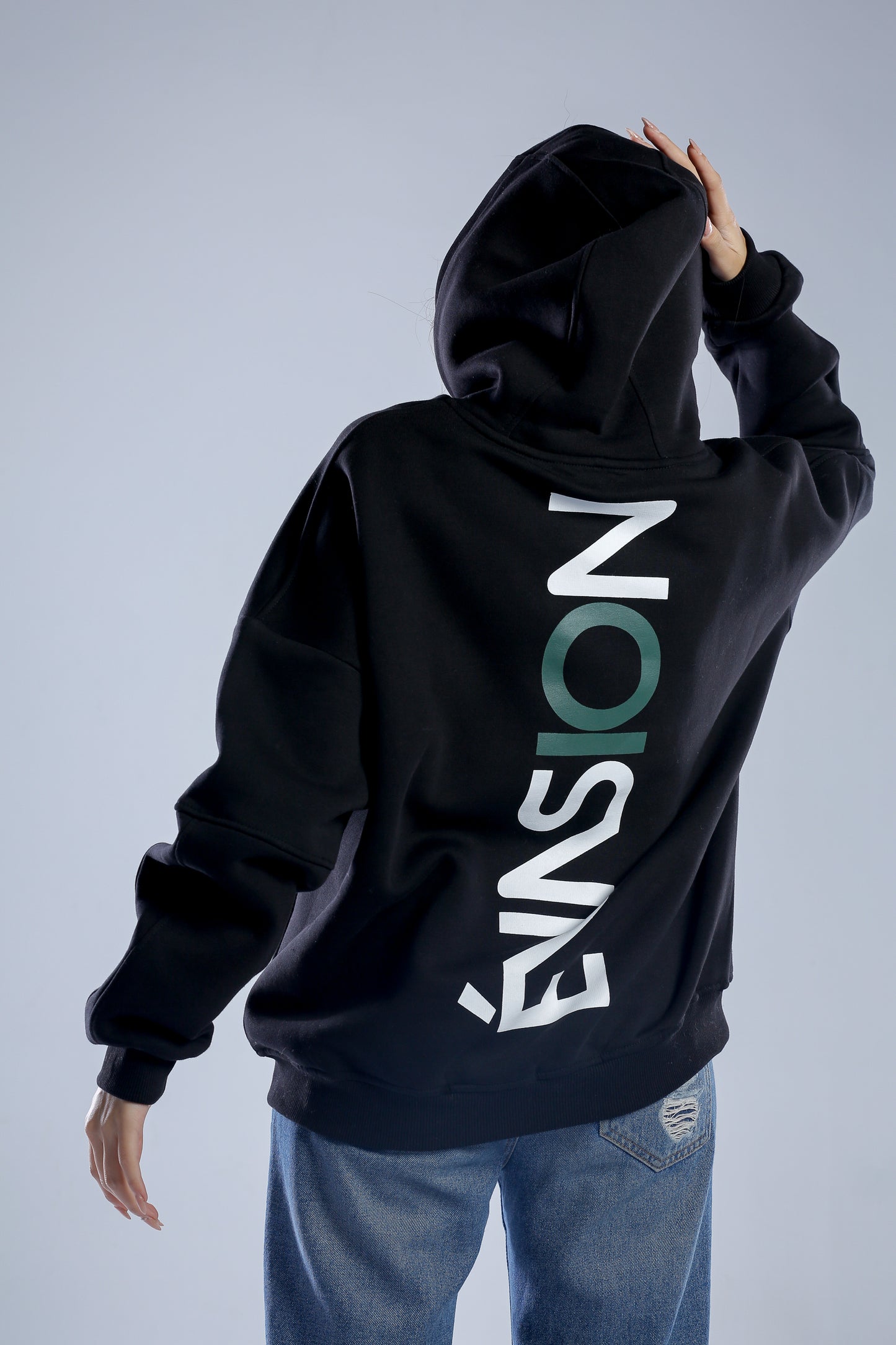 Évasion  - Oversized Melton Cotton Hoodie