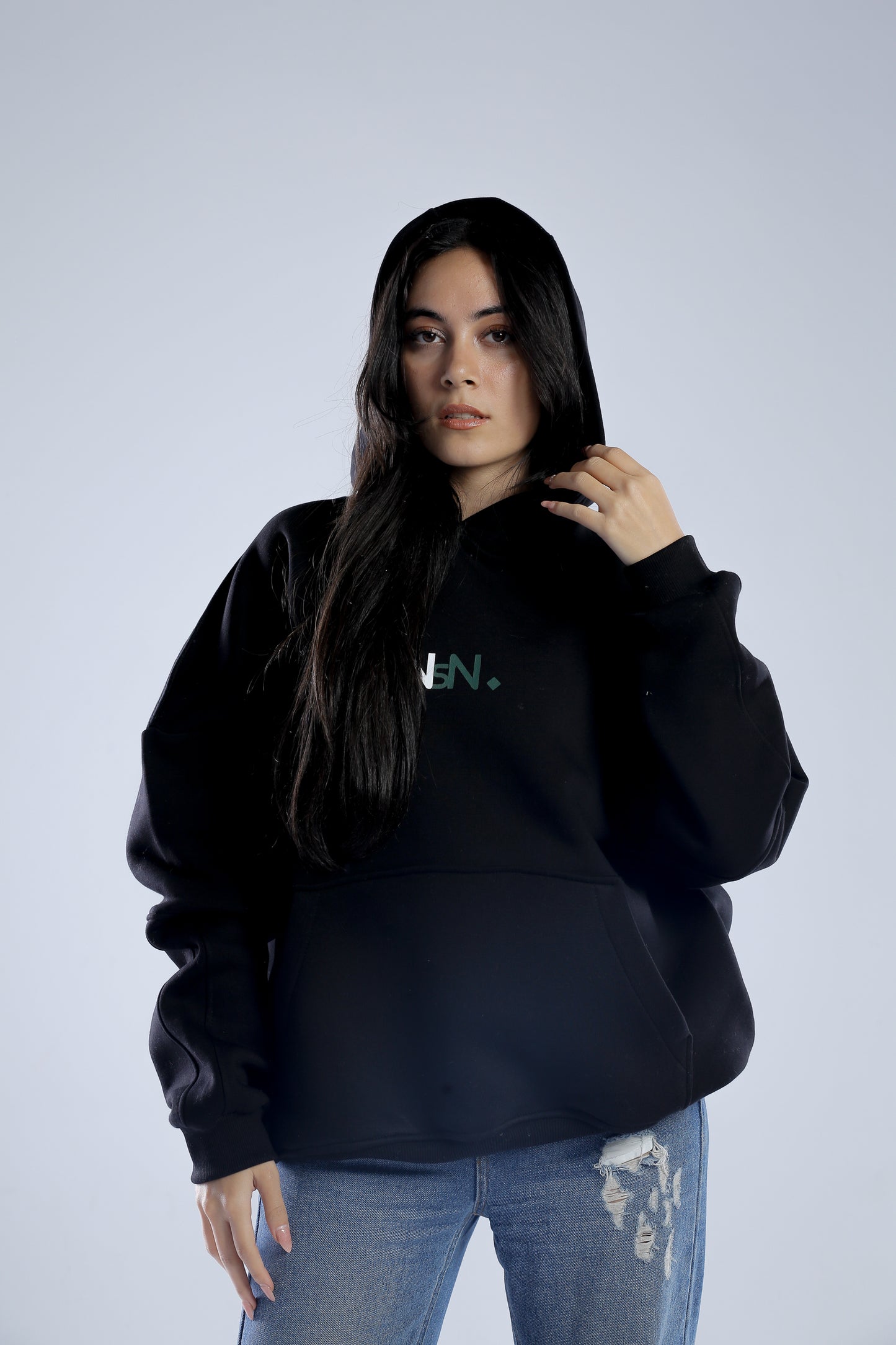 Évasion  - Oversized Melton Cotton Hoodie