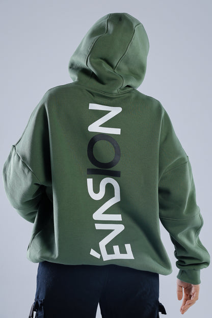 Évasion  - Oversized Melton Cotton Hoodie