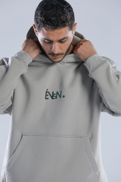 Évasion  - Oversized Melton Cotton Hoodie