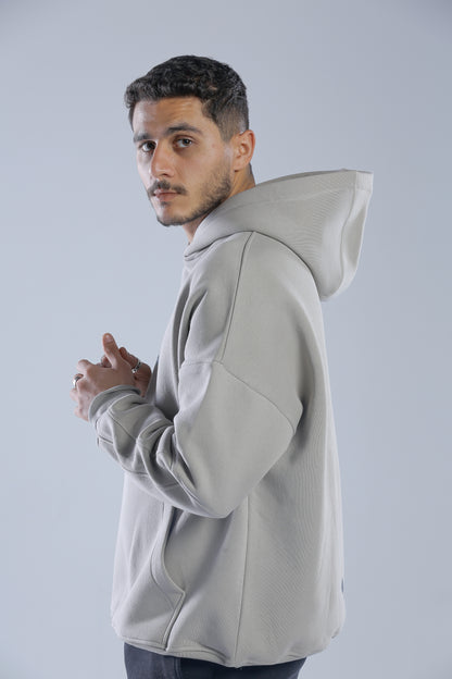 Évasion  - Oversized Melton Cotton Hoodie