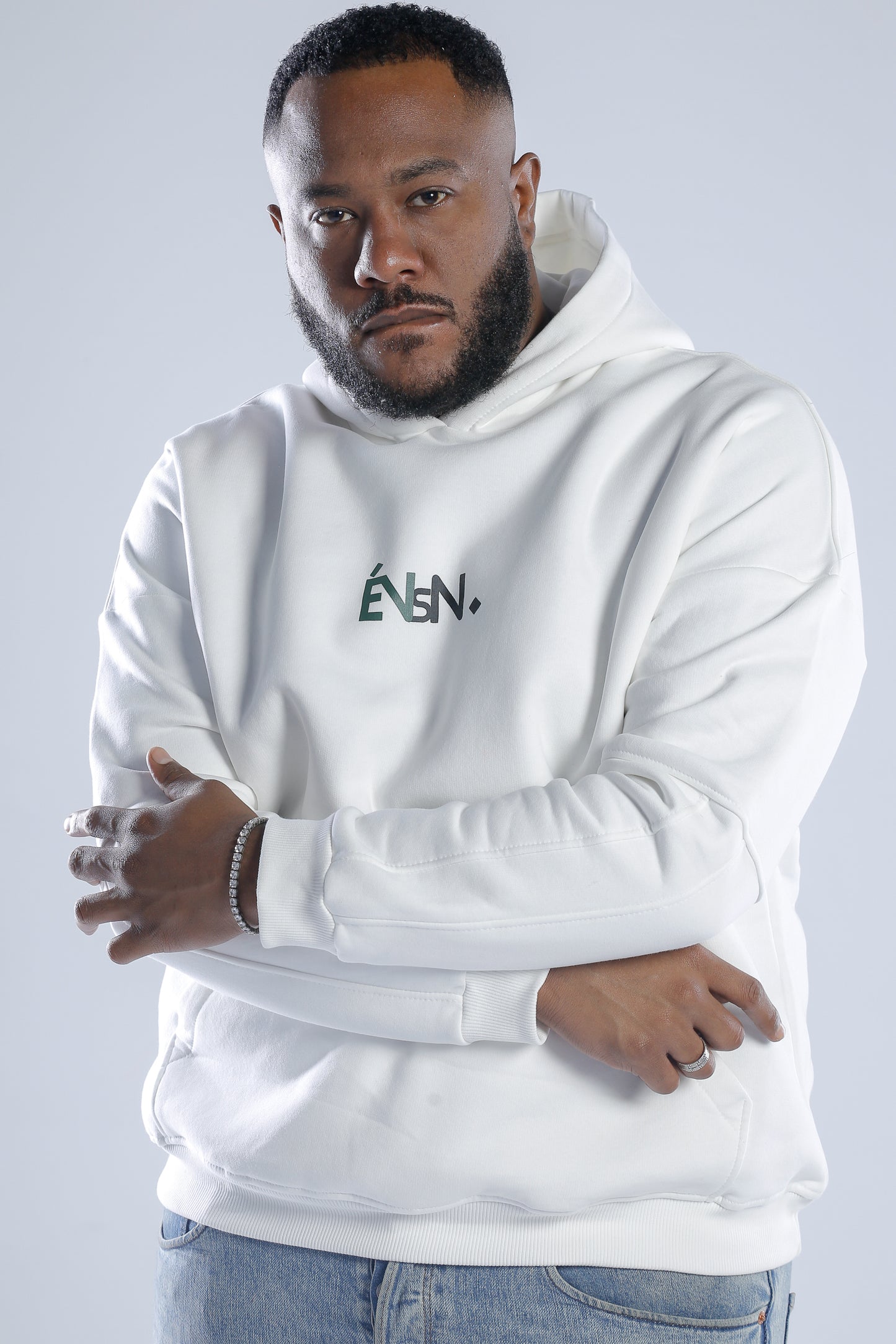 Évasion  - Oversized Melton Cotton Hoodie