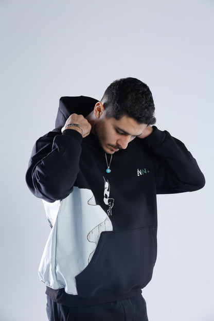 Escape - Oversized Melton Cotton Hoodie